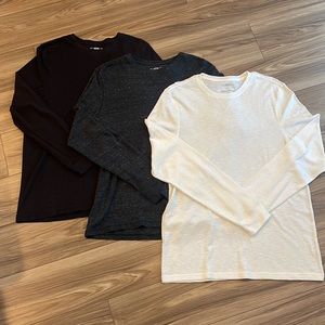 Mens 3PK Thermal Long Sleeves